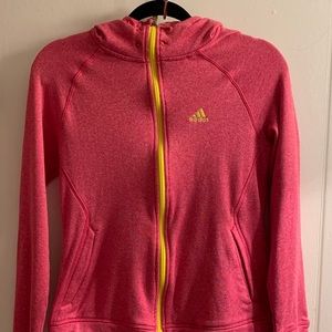 Adidas Climawarm Pink & Yellow Ultimate Hoodie